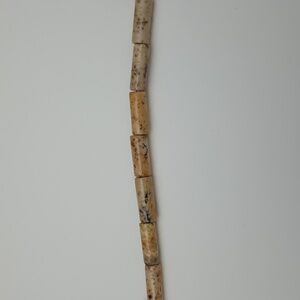 Picasso Jasper Natural Beads B Grade Round Tube 11x4mm 15" Strand K10-7337KS